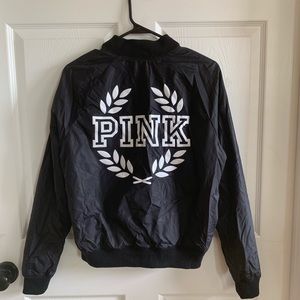VS Pink Limited Edition Black Bomber Jacket !!
